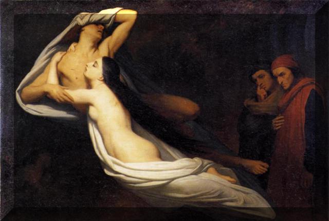 Paolo e Francesca Ari Scheffer - 1835
